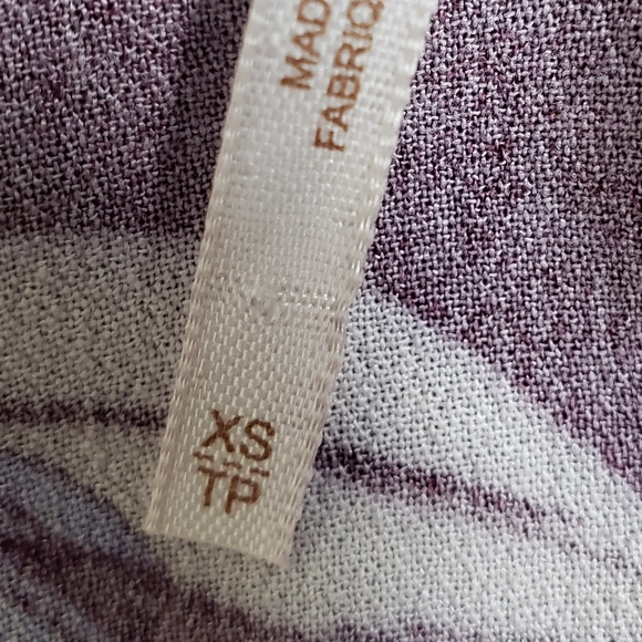 Free People Boho Floral Tunic Top XS - Picture 6 of 8